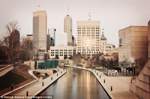 Stateside: Liz flew to Indianapolis, Indiana, where her old friend moved after her English monastery closed